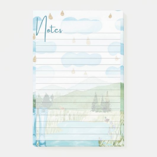 Alledaagse grillen – geïllustreerde notities post-it® notes (Voorkant)