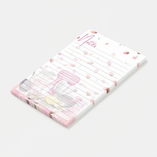 Alledaagse grillen – geïllustreerde notities post-it® notes (Schuin)