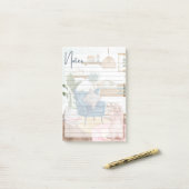 Alledaagse grillen – geïllustreerde notities post-it® notes (Op bureau)