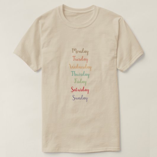 Alledaagse / heren T-shirt (Design voorkant)