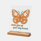 alledaagse inspiratie word art vlinder Acryl Acryl Bord (Hoek)