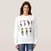 Alledaagse Mood Sweatshirt - De 7 Dagen van Stijl (Voorkant volledig)