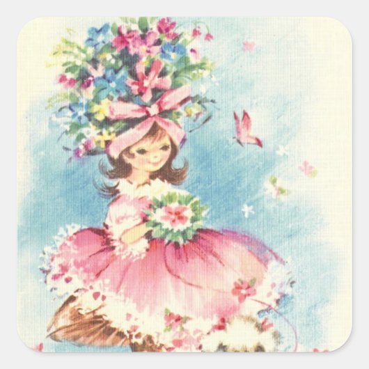 Alledaagse Vintage Sticker (Voorkant)
