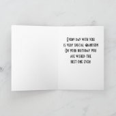 ALLEDAAGSE W / U IS SPECIALE VERJAARDAGSWENSEN KAART (Binnen)