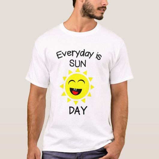 alledag is zondag t-shirt (Voorkant)