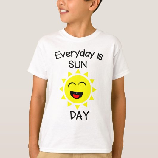 alledag is zondag t-shirt (Voorkant)