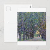 Allee in Schloss Kammer, Gustav Klimt Briefkaart (Voorkant / Achterkant)