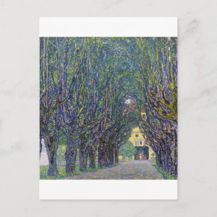 Allee in Schloss Kammer, Gustav Klimt Briefkaart