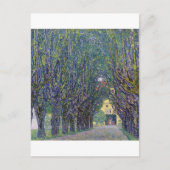 Allee in Schloss Kammer, Gustav Klimt Briefkaart (Voorkant)