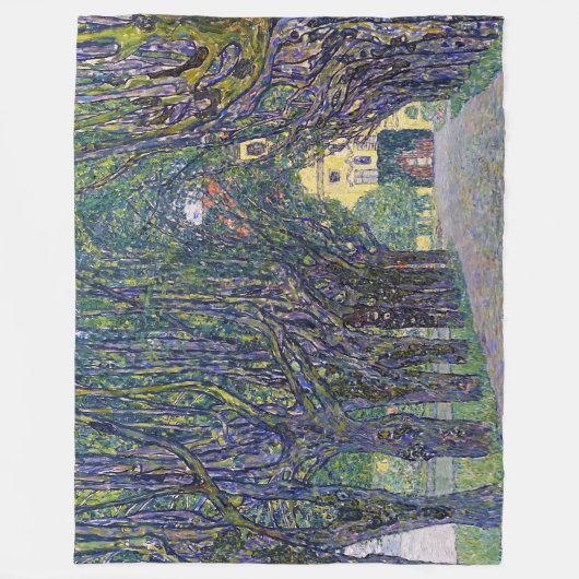 Allee in Schloss Kammer, Gustav Klimt Fleece Deken (Voorkant)