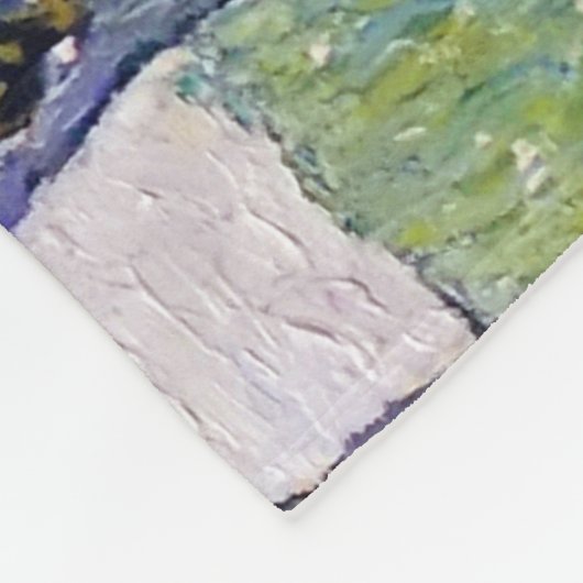 Allee in Schloss Kammer, Gustav Klimt Fleece Deken (Hoek)