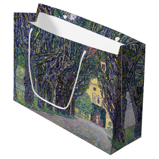 Allee in Schloss Kammer, Gustav Klimt Groot Cadeauzakje (Voorkant Gekanteld)