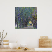 Allee in Schloss Kammer, Gustav Klimt Poster (Keuken)