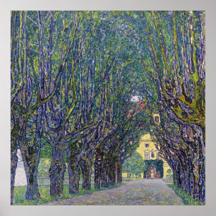 Allee in Schloss Kammer, Gustav Klimt Poster