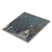 Allee in Schloss Kammer, Gustav Klimt Tegeltje (Zijkant)