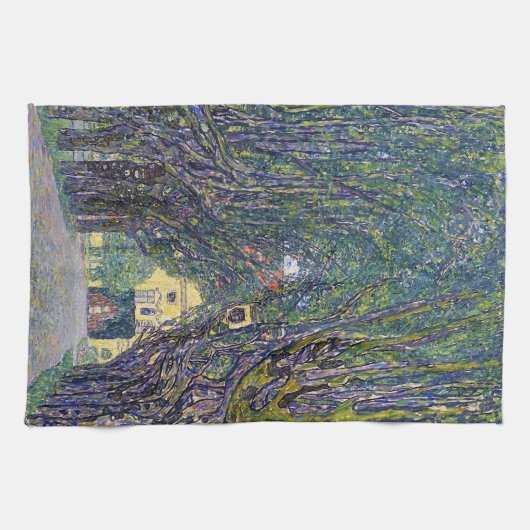 Allee in Schloss Kammer, Gustav Klimt Theedoek (Horizontaal)