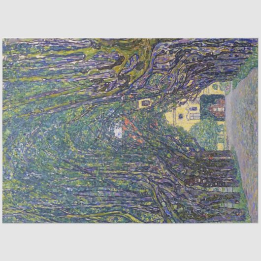 Allee in Schloss Kammer, Gustav Klimt Tissuepapier (Voorkant)
