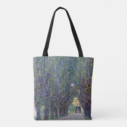 Allee in Schloss Kammer, Gustav Klimt Tote Bag (Achterkant)