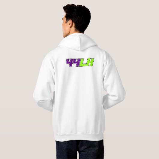 Alleen 44 vibes | Fan-made F1 hoodie (Achterkant volledig)