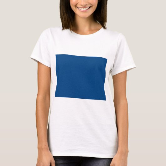Alleen aangepaste ontwerpproducten voor blauwkleur t-shirt (Voorkant)