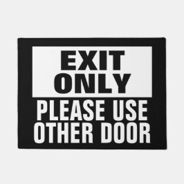 Alleen afsluiten deurmat