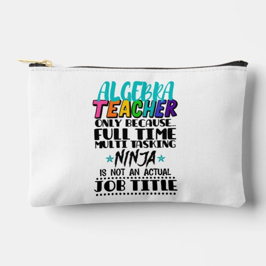 Alleen algebra-leraar omdat fulltime multi etui (Voorkant)