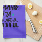 Alleen algebra-leraar omdat fulltime multi theedoek (Quarter Fold)