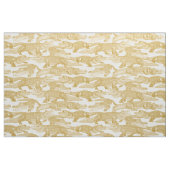 Alleen alligators goud stof (Fat Quarter)