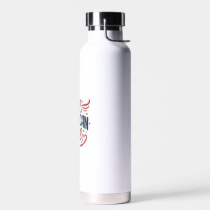Alleen Amerikaanse Meisje Patriottisch Vintage Vec Waterfles