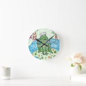 Alleen Art Clock $21,95 Ronde Klok (Huis)