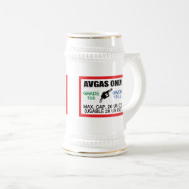 Alleen AVGAS / 100LL brandstof Bierpul