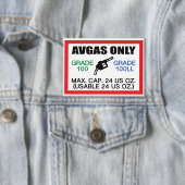 alleen AVGAS/100LL-brandstof Button (Insitu)