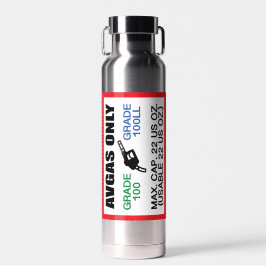 Alleen AVGAS / 100LL brandstof Waterfles