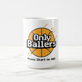 Alleen Ballers: Druk op Start om deel te nemen Cof Koffiemok