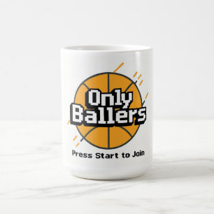 Alleen Ballers: Druk op Start om deel te nemen Cof Koffiemok
