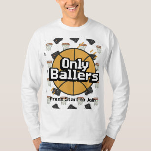 Alleen Ballers: The Pixel Sport Long Sleeve T-shir T-shirt