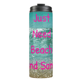 Alleen Beach en Sand nodig Thermosbeker