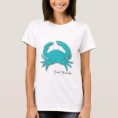 Alleen Beachy Crab T-shirt (Voorkant)