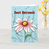 Alleen Bedaisy Kaart (Gele Bloem)