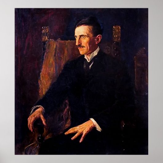 Alleen bekend levensprofiel van Nikola Tesla 1916 Poster (Voorkant)