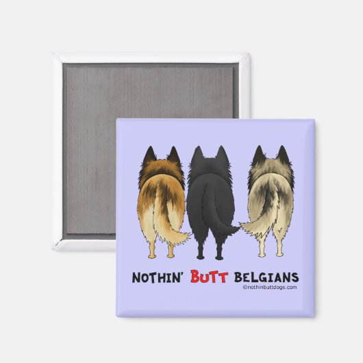 Alleen Belgen Magneet (Voorkant / Achterkant)