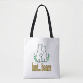 Alleen beren tote bag (Voorkant)