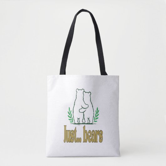 Alleen beren tote bag (Voorkant)