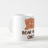 Alleen berenknuffels koffiemok (Voorkant links)