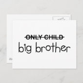 Alleen Big Brother Briefkaart (Voorkant / Achterkant)