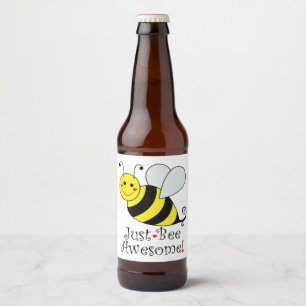 Alleen bijen Geweldige bijenborst Bier Etiket