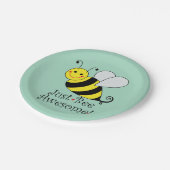 Alleen bijen Geweldige bijenborst Papieren Bordje (Gekanteld)