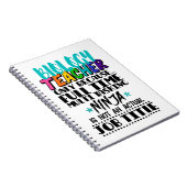 Alleen biologie-leraar omdat fulltime multi notitieboek (Rechterzijde)