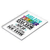 Alleen biologie-leraar omdat fulltime multi notitieboek (Linkerzijde)