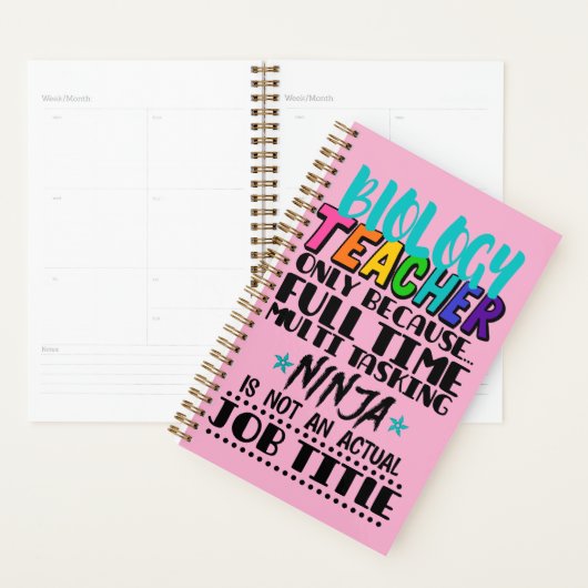 Alleen biologie-leraar omdat fulltime multi planner (Display)